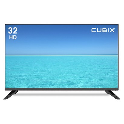 큐빅스 32인치 81cm LED HD TV 티비 대기업패널 제로베젤, 81cm(32인치), CBXTV320HD, 스탠드형, 고객직접설치