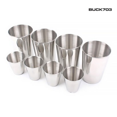 BUCK703 캠핑컵스텐 /캠핑용품 스텐레스 컵/캠핑컵