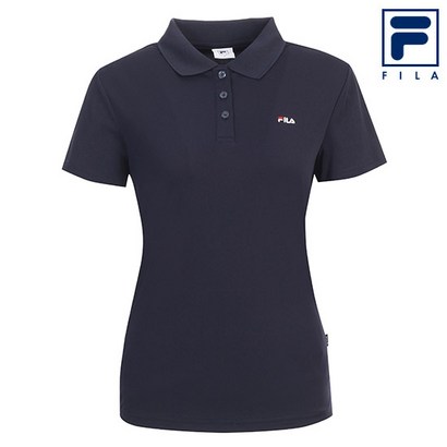 [FILA] 휠라 여성 반팔 카라 티셔츠 FI4MTB2172F_NAY 리뷰후기