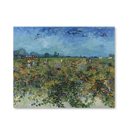 [캔버스액자] 고흐 - 녹색 포도밭 The reen Vineyard