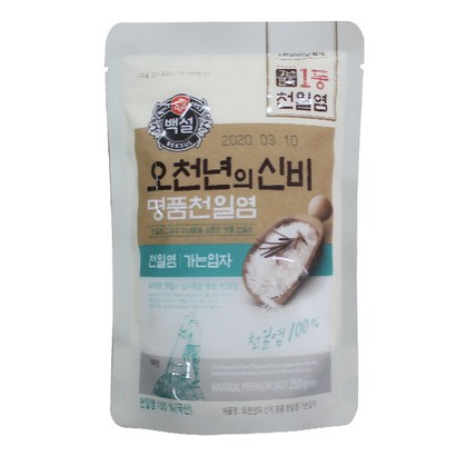 백설 오천년의 신비 명품 천일염 리뷰 후기