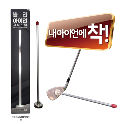 뽈라 페이스에이머 골프스윙궤도 얼라이먼트스틱 아이언자석스틱 방향표시