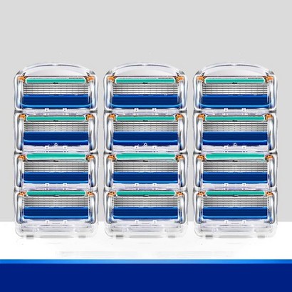 질레트 퓨전 환용 면도날 / 퓨전 파워 프로글라이드 프로글라이드 파워 환용 / 일회용 면도크림 증정 /