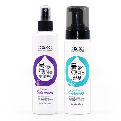 [케이솔루션] 노린스 물없이 감는 샴푸바디워시 클랜저 환자용 병원용