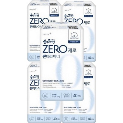 [당일출고] 순수한면 제로 팬티라이너 슈퍼롱