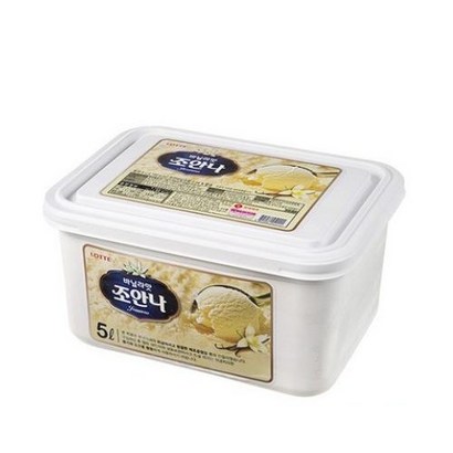 롯데제과 조안나 바닐라5L 리뷰후기