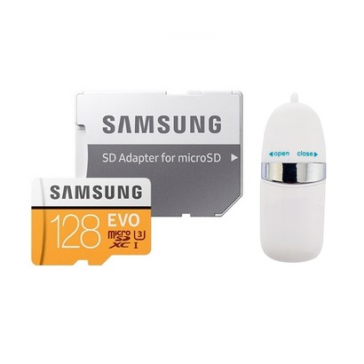 삼성전자 마이크로SD EVO MP128GB  SD어댑터  USB리더기 리뷰후기