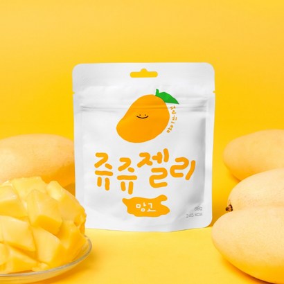 쥬쥬 까먹는 망고젤리, 68g, 5개