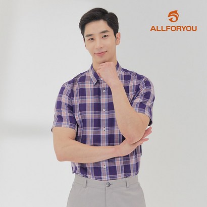 [올포유]21SS 남성 코튼 체크 셔츠 AGBSK4171-301_G 리뷰후기