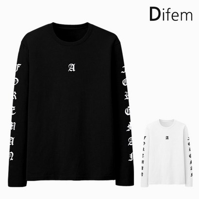 디프엠 긴팔 A포맨 남녀공용 티셔츠
