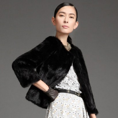 KEA 밍크코트 K807 7부소매 천연 밍크 검정 코트