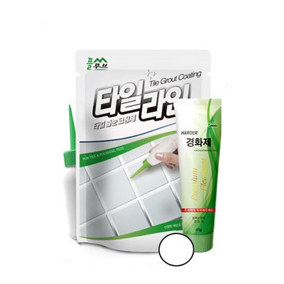 셀프줄눈 화장실리모델링 욕실 타일줄눈 줄눈시공 바닥용 화이트