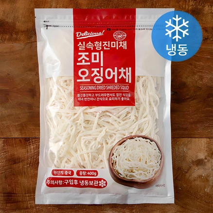 해맑은푸드 조미오징어채 실속형진미채, 400g, 1개