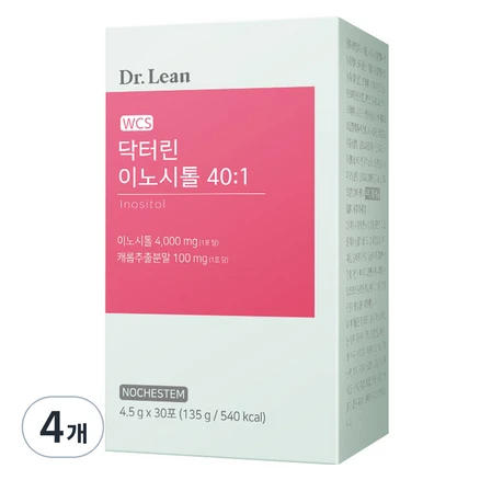 닥터린 이노시톨 40:1, 135g, 4개
