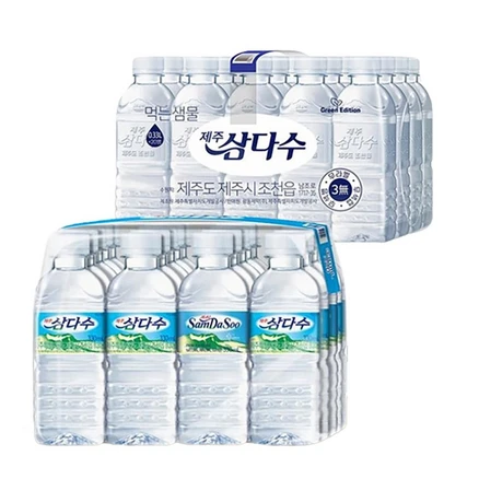 [블루존] 삼다수 330ml x 20개 + 무라벨 삼다수 330ml x 20개, 40개