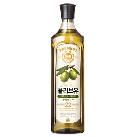 해표 압착 올리브유, 900ml, 1개