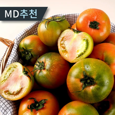 [대저농협인증] 대저 짭짤이 토마토 특품 농장직송, 1박스, 2.5kg 대과(L) 대저 찰 토마토