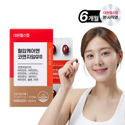 대원헬스랩 혈압케어엔 코엔자임Q10, 30정, 6개