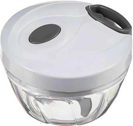 코멧 야채 스핀 다지기, 화이트+그레이, 1개