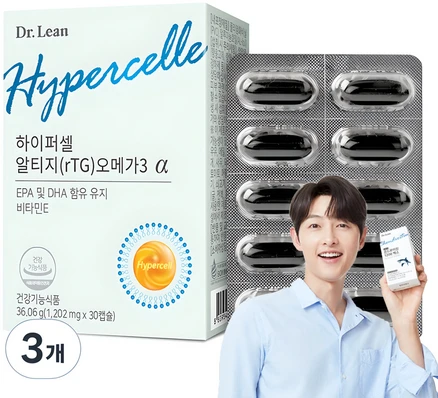 닥터린 하이퍼셀 알티지 오메가3 알파, 30정, 3개