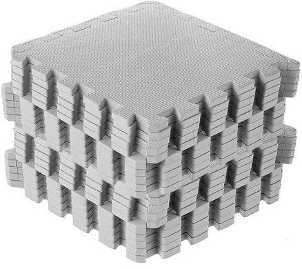 코멧 펫 반려동물 퍼즐 매트 32.5x32.5cm, 그레이, 1세트, 20개