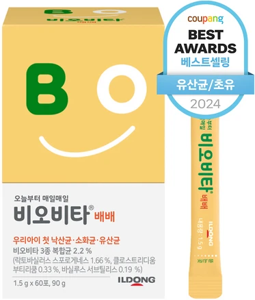 비오비타 배배 유아 유산균, 60회분, 1개