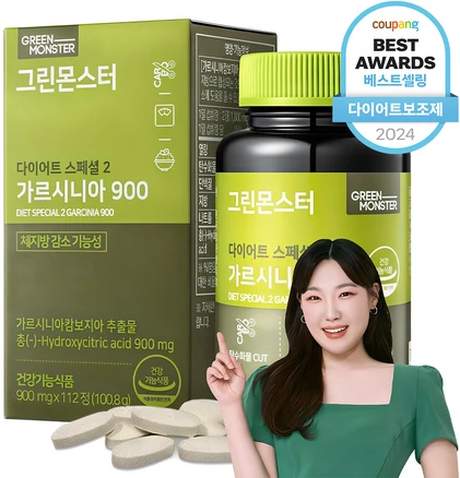 그린몬스터 다이어트 스페셜 2 가르시니아 900, 112정, 1개