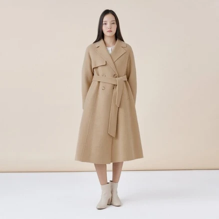 케네스 레이디옐로시 핸드메이드 울 코트 (EHHCNK05) 204418