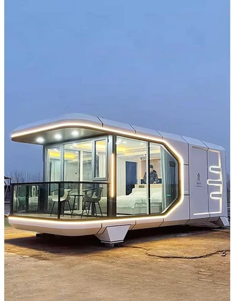 모듈러 주택 우주선 세컨 하우스 큐브 팬션 조립식 캡슐, 11.5x3.3x3.3 (계약금)