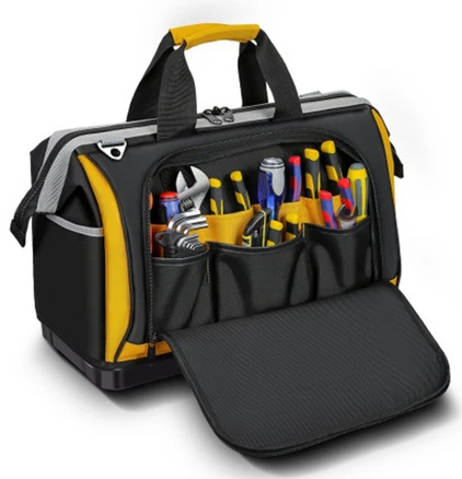 WINHUNT 다용도 휴대용 공구가방 툴백 연장가방 옐로우, 1개