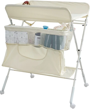 베베코지 기저귀 갈이대 교환대 접이식 휴대용 매트 귀저기, 1개, 베이지