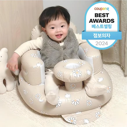 원더파파 도넛튜브 아기 소프트 의자, 베이지