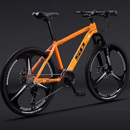 SHANPU MTB 자전거 산악 바이크 알루미늄 중학생 SP618, 스포크 휠 26인치 21단, 합금 플랜지