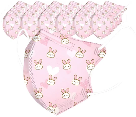 러블리앙즈 씬라이트 새부리형 마스크 소형 4~8세 유아용, 10개입, 5개, W1바니