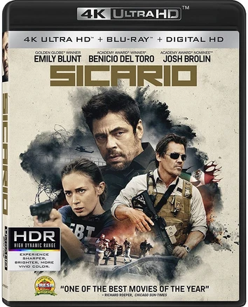 시카리오 Sicario (4K UHD+블루레이 영어) 액션 어드벤처 드라마