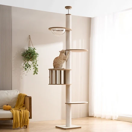 펫인 대형 캣폴 캣타워, 1개, 아이보리