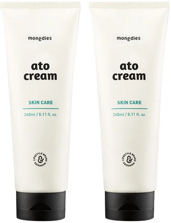 [1+1] 몽디에스 아기유아 고농축 보습 영양 아토크림 240ml, 2개