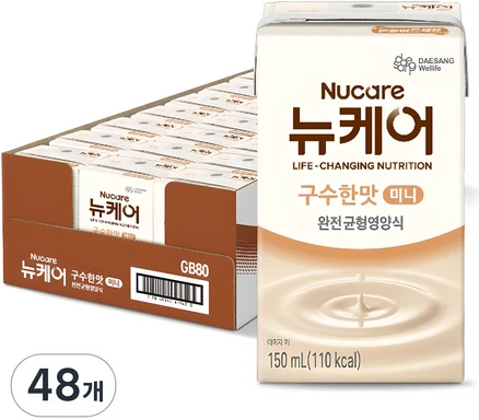 뉴케어 구수한맛 미니 완전균형영양식, 150ml, 48개