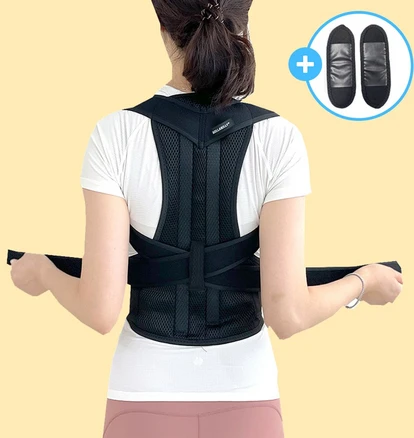 세레누스 자세교정밴드 프리미엄 척추 숄더 허리보호대, 1개