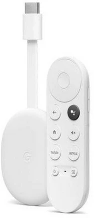 [빠른출고] 구글 크롬캐스트 4K 4세대 chromecast 유튜브 넷플릭스 시청 20년형 음성리모콘, 화이트, 1개