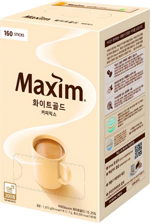 맥심 화이트 골드 커피믹스, 11.7g, 160개입, 1개