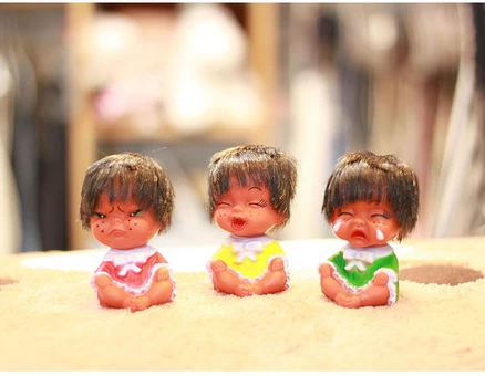 못난이삼형제 무배 추억의 생머리(소) 3P세트, 1세트, 혼합색상