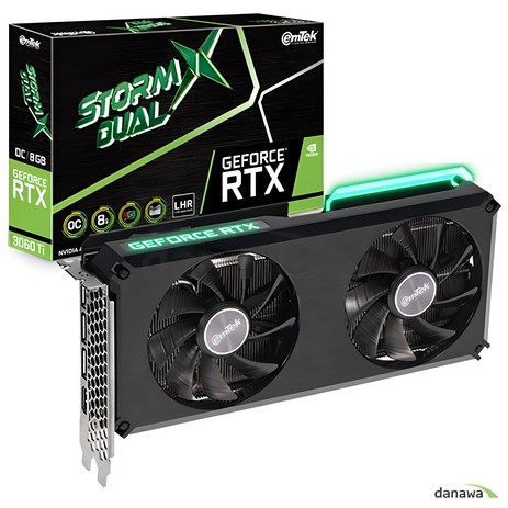 이엠텍 지포스 RTX 3060 Ti STORM X Dual OC D6 8GB 그래픽카드-추천-상품