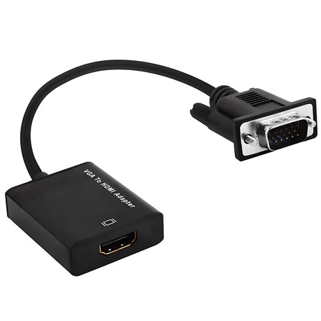 NEXTLINK 케이블 타입 VGA to HDMI 컨버터 2412VHC-추천-상품