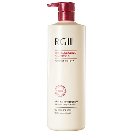 RGⅢ 헤어로스 크리닉 샴푸 (탈모샴푸), 1000ml, 1개-추천-상품