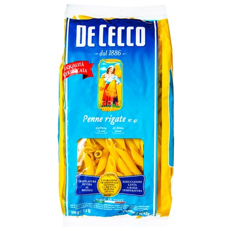 데체코 펜네 리가테 500g 파스타 스파게티, 1개-추천-상품