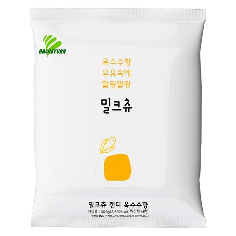 하오리위안 밀크츄 옥수수, 1kg, 1개-추천-상품