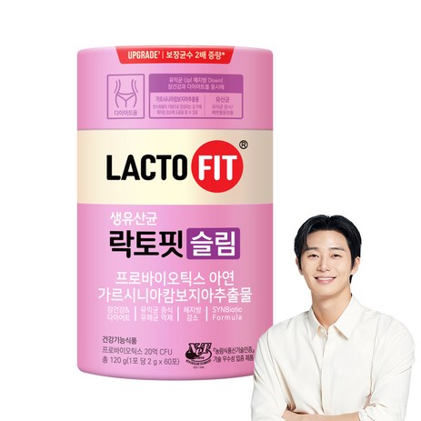 종근당건강 락토핏 슬림 유산균 60p, 120g, 1개-추천-상품