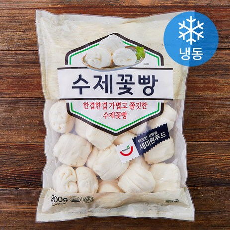 세미원 수제꽃빵 (냉동), 30g, 30개-추천-상품