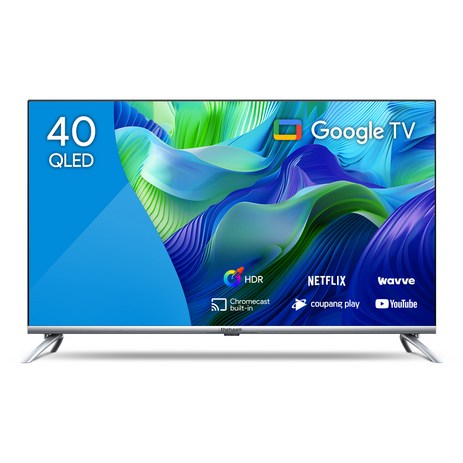 더함 FHD QLED 구글 OS 스마트TV, 101cm(40인치), 스탠드형, NA401QLED, 고객직접설치-추천-상품